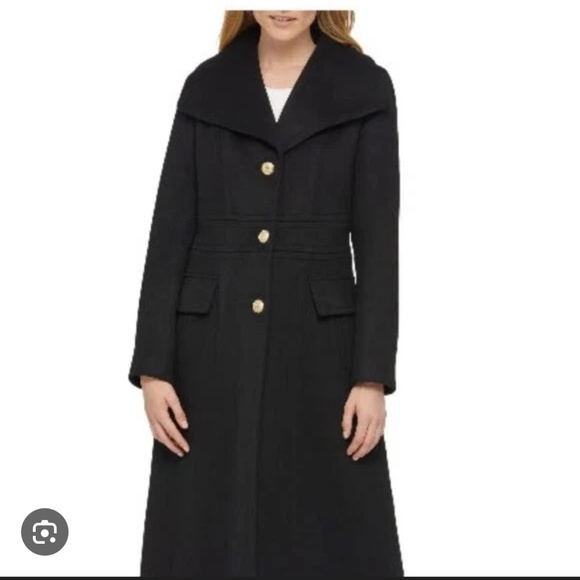 Karl Lagerfeld Military Wool Coat Size S - Picture 1 of 8